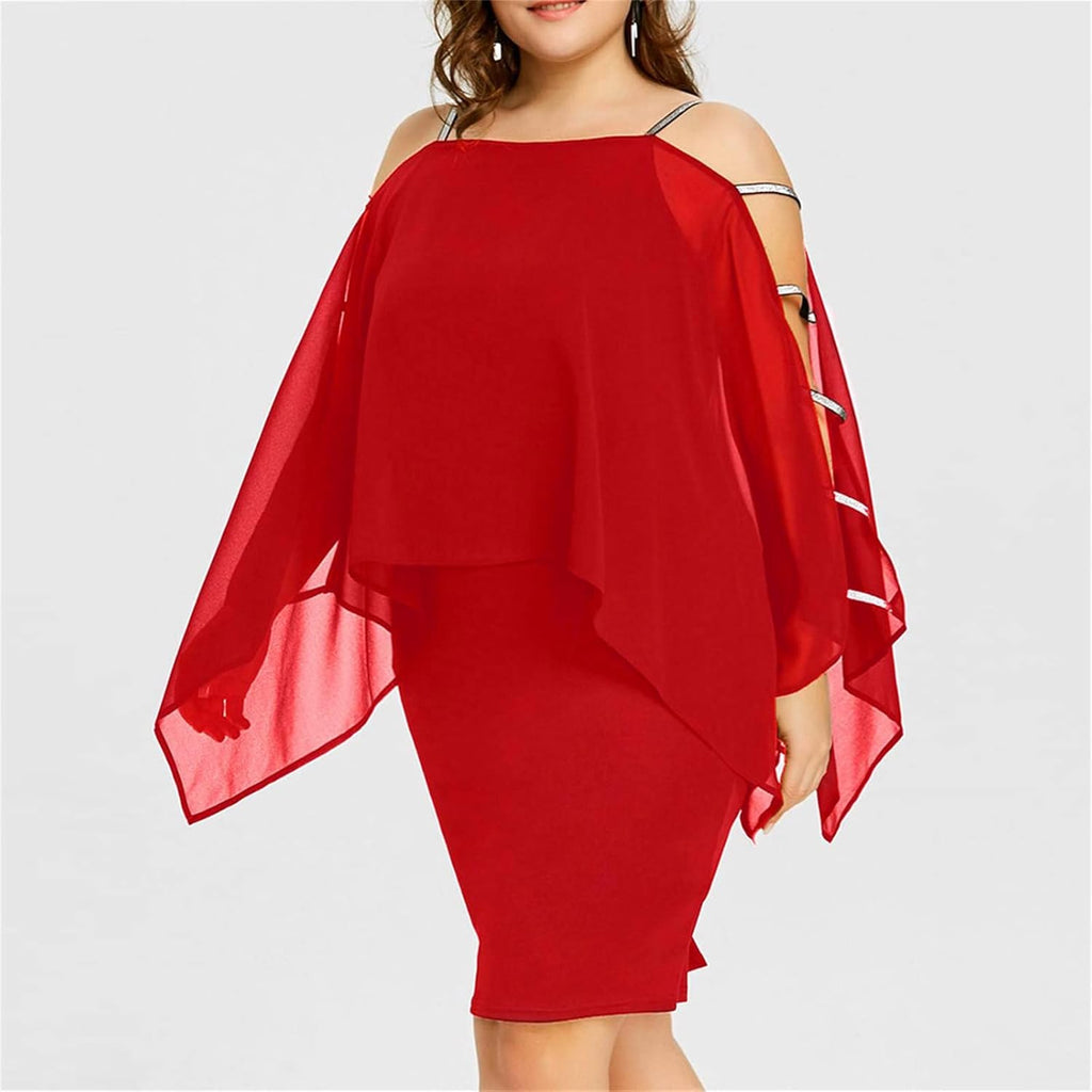 Klänningar för kvinnor kvinnor plus size bröllop gäst spets swingklänning retro halvärm axellös kväll bal midi-klänning maxiklänningar för kvinnor