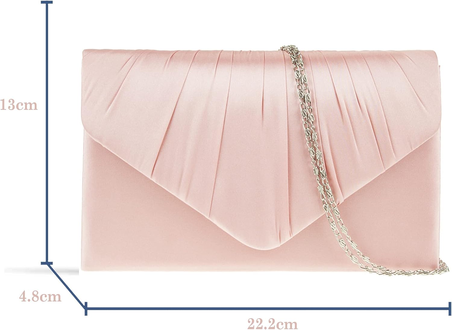 fi9® DAMER SATIN PARTY BORD BRIDAL EVENING CLUTCH HANDVÄSKA Handväska