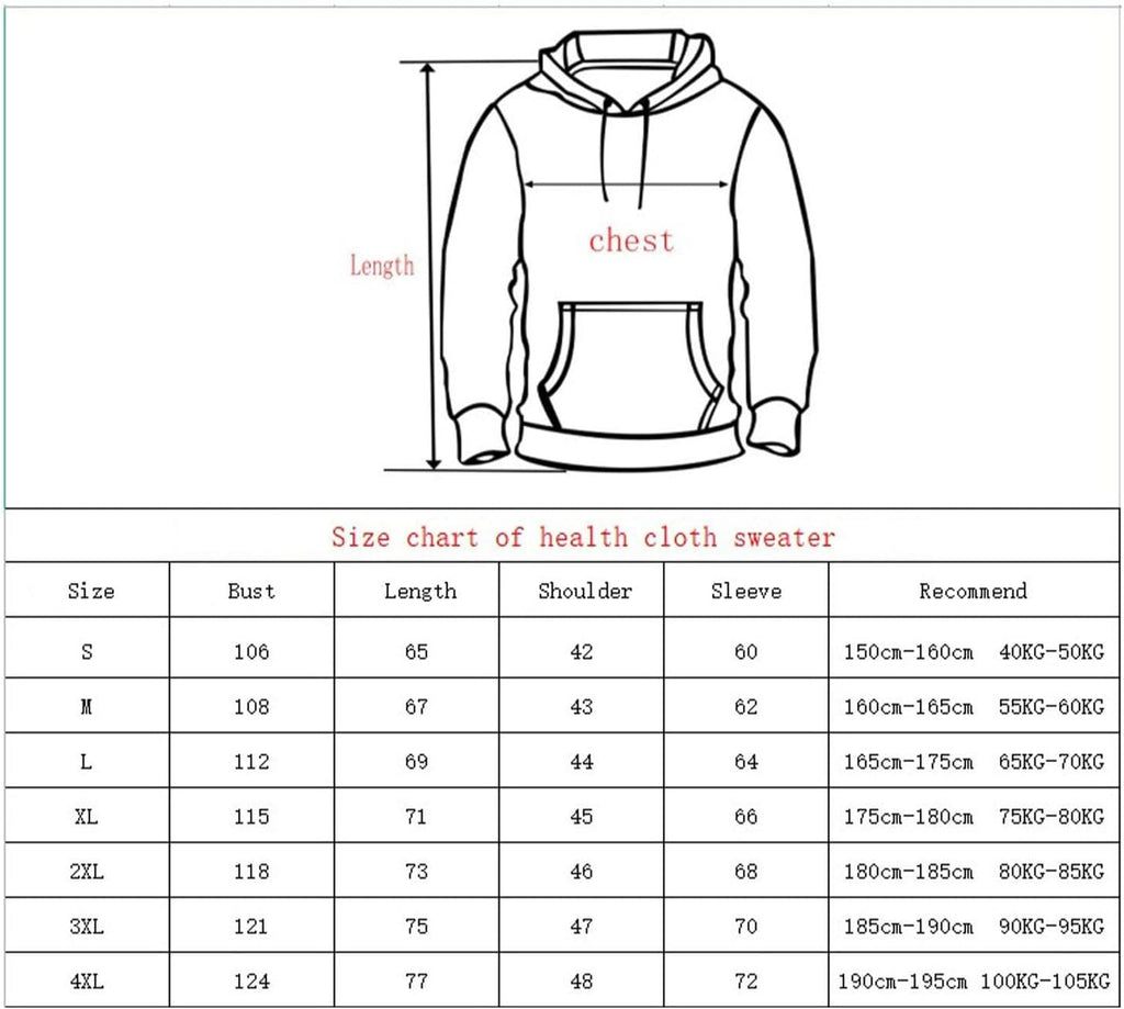 Skräck Hoodie,Skräck Hip-Hop Långärmad Printed | Fashion Rock Hoodies med skräckteman, Casual Street Hip Hop Rolig Hoodie för män kvinnor Imtrub