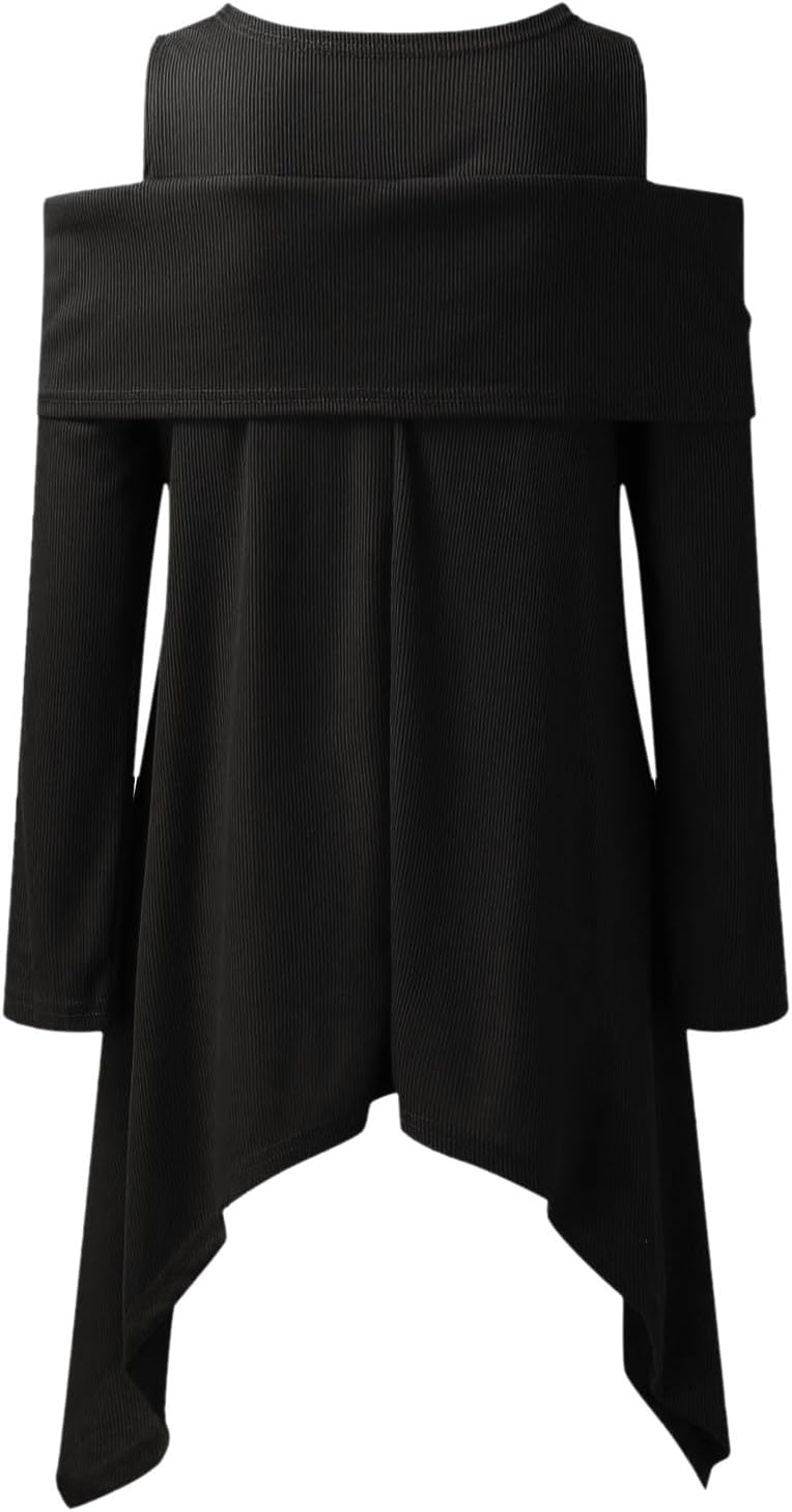 Snö långärmade skjortor dam långärmade blusar formell solid tunika toppar att bära med leggings avslappnade toppar för kvinnor trendig damer bomulls t-shirt