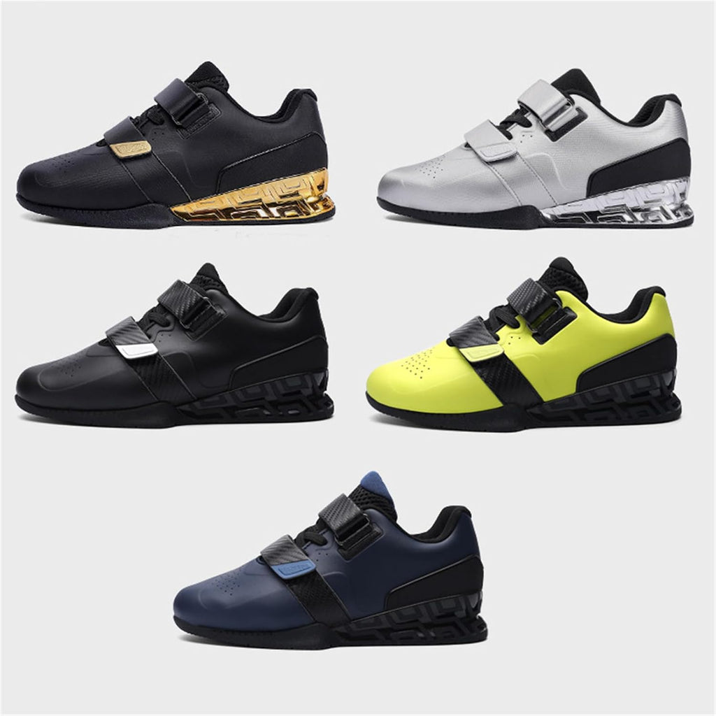 Tyngdlyftningsskor för män, Styrkelyft Bodybuilding Squat Skor Gym Cross Trainers Skor