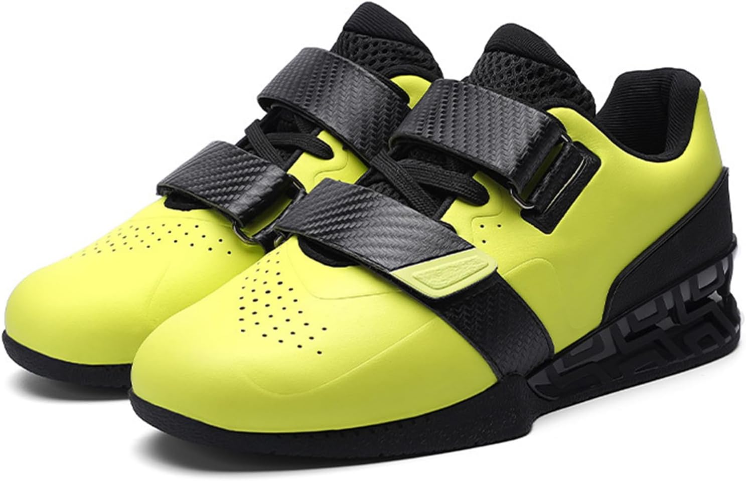 Tyngdlyftningsskor för män, Styrkelyft Bodybuilding Squat Skor Gym Cross Trainers Skor