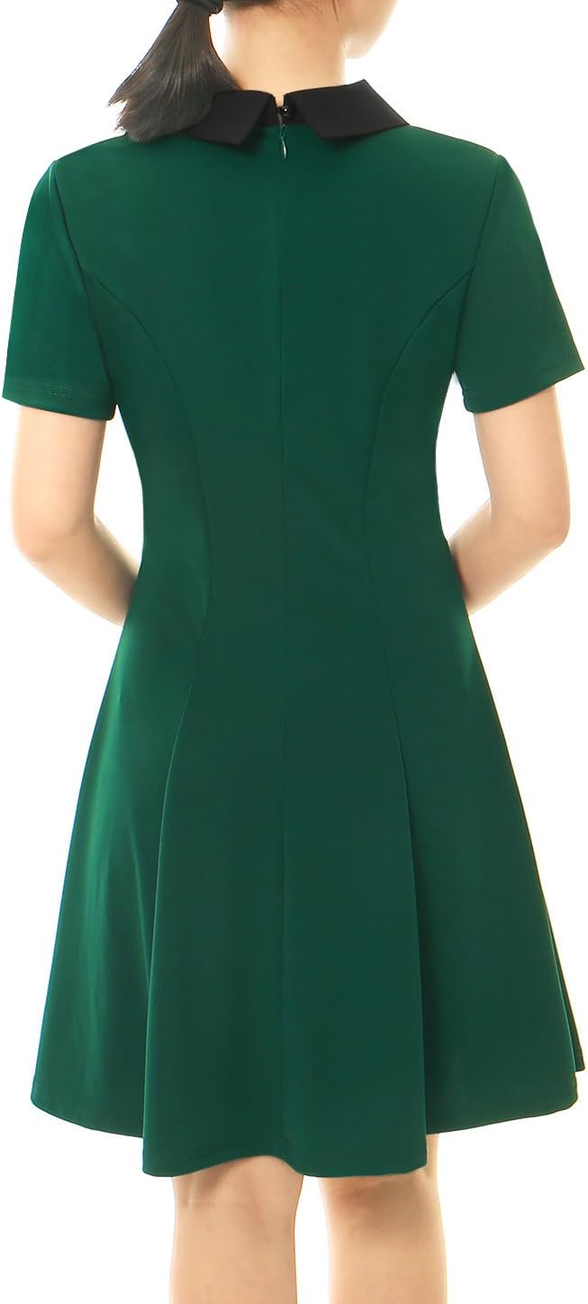 Allegra K dam Vintage Dress A-linje