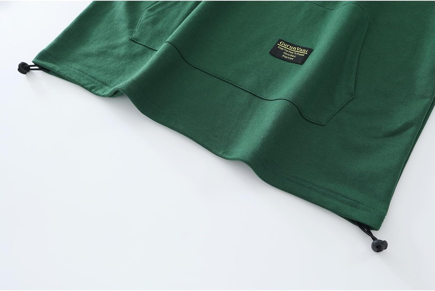 GURUNVANI Lappteknik huvtröjor herr bokstavstryck streetwear huvtröja herr sweatshirt