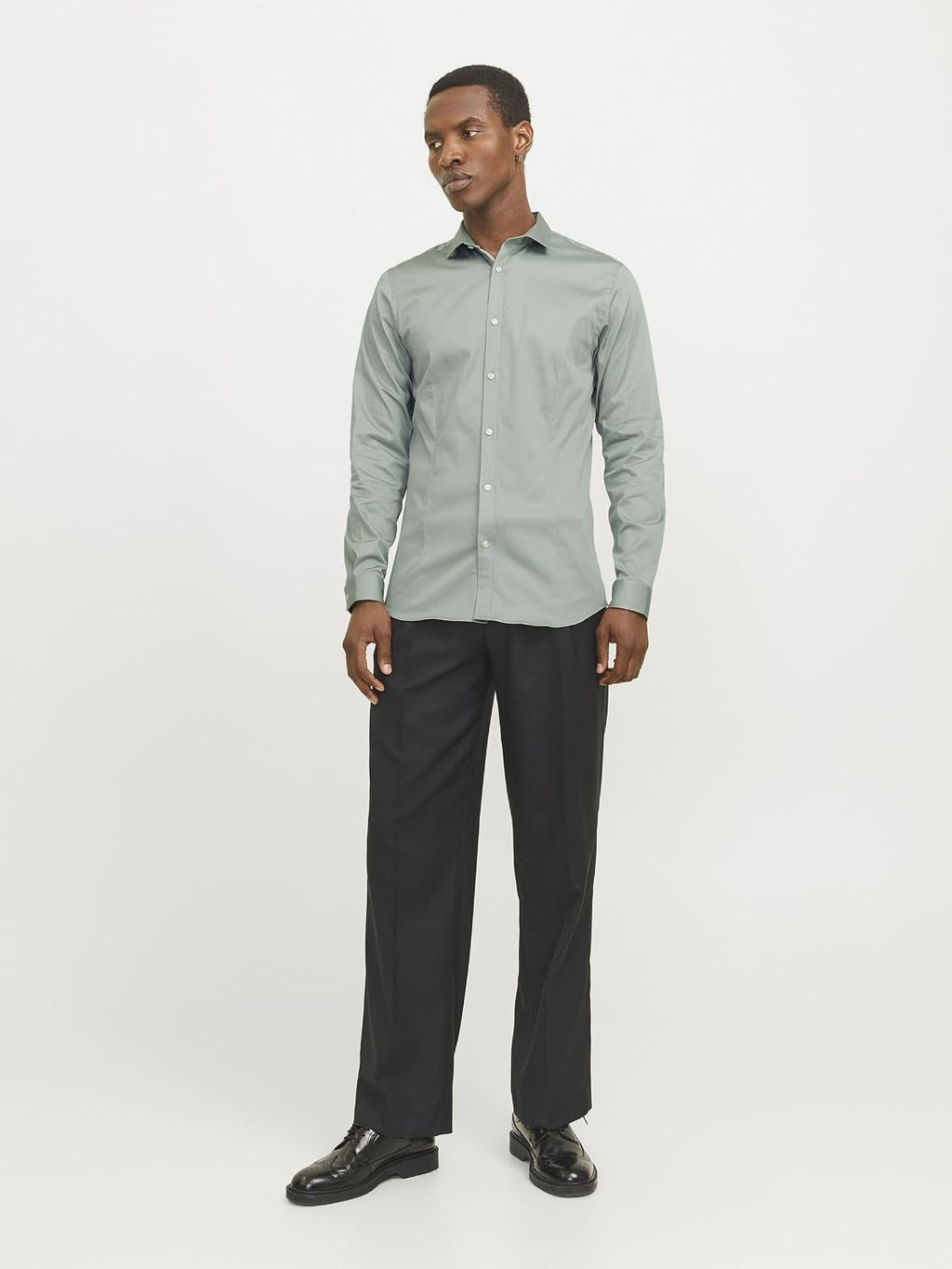 JACK & JONES herr Jjprparma skjorta L/S Noos JJPRPARMA SHIRT L/S NOOS (1-pack)