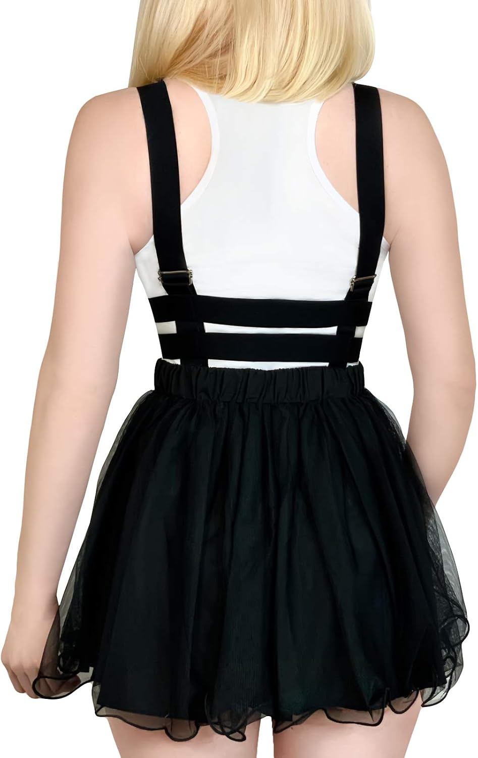 LittleForBig Mesh overall kjol Romper – Heartbreaker Overall Kjol