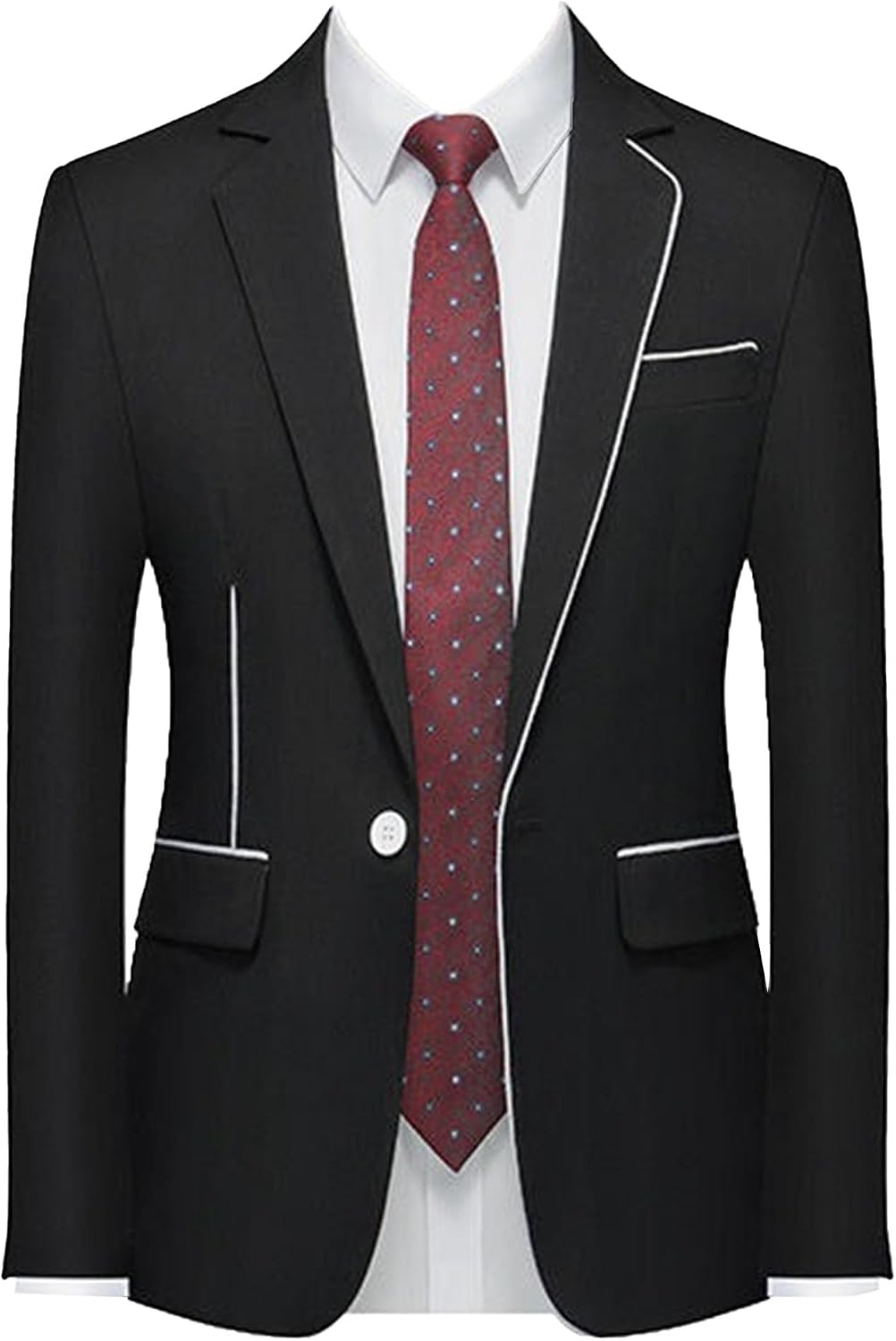Herr smal passform koreansk trend blazer lätt hemkomst daglig sportrock en knapp smal passform kostymjackor