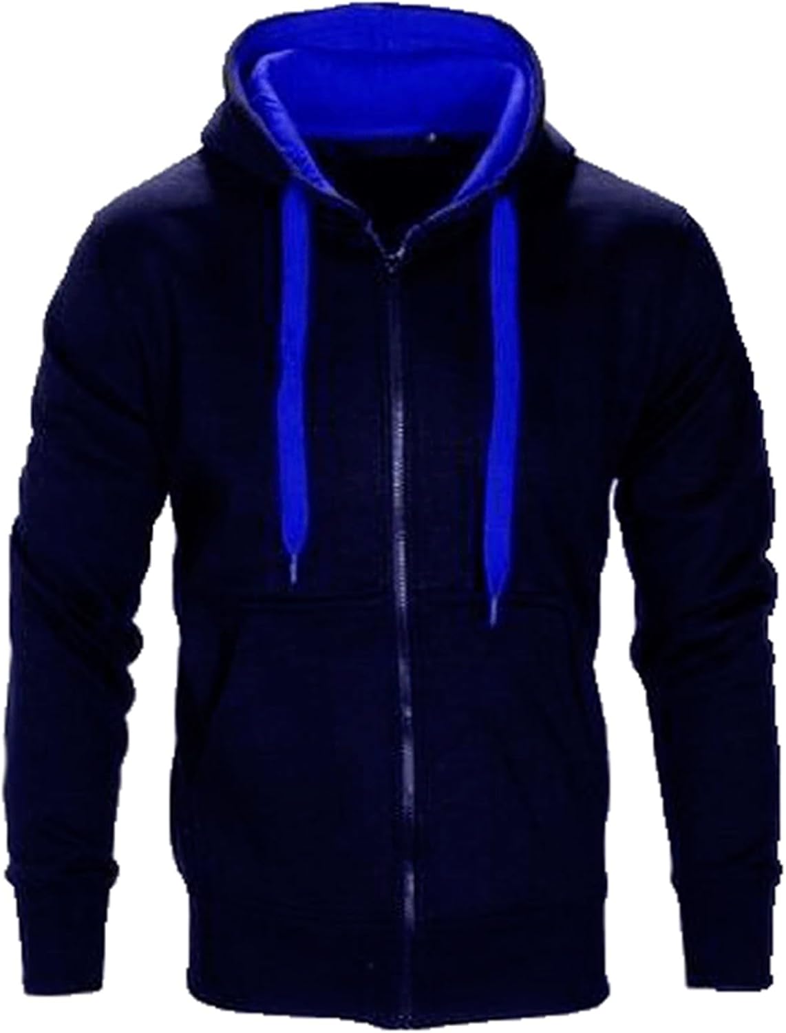 Generisk huvtröja för män, blousonjacka med dragkedja, dragsko, sweatjacka, överdimensionerad lös övergångsjacka, hip hop, trend, bomberjacka, enfärgad, ledig sportjacka för arbete och utomhus