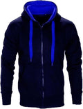 Generisk huvtröja för män, blousonjacka med dragkedja, dragsko, sweatjacka, överdimensionerad lös övergångsjacka, hip hop, trend, bomberjacka, enfärgad, ledig sportjacka för arbete och utomhus