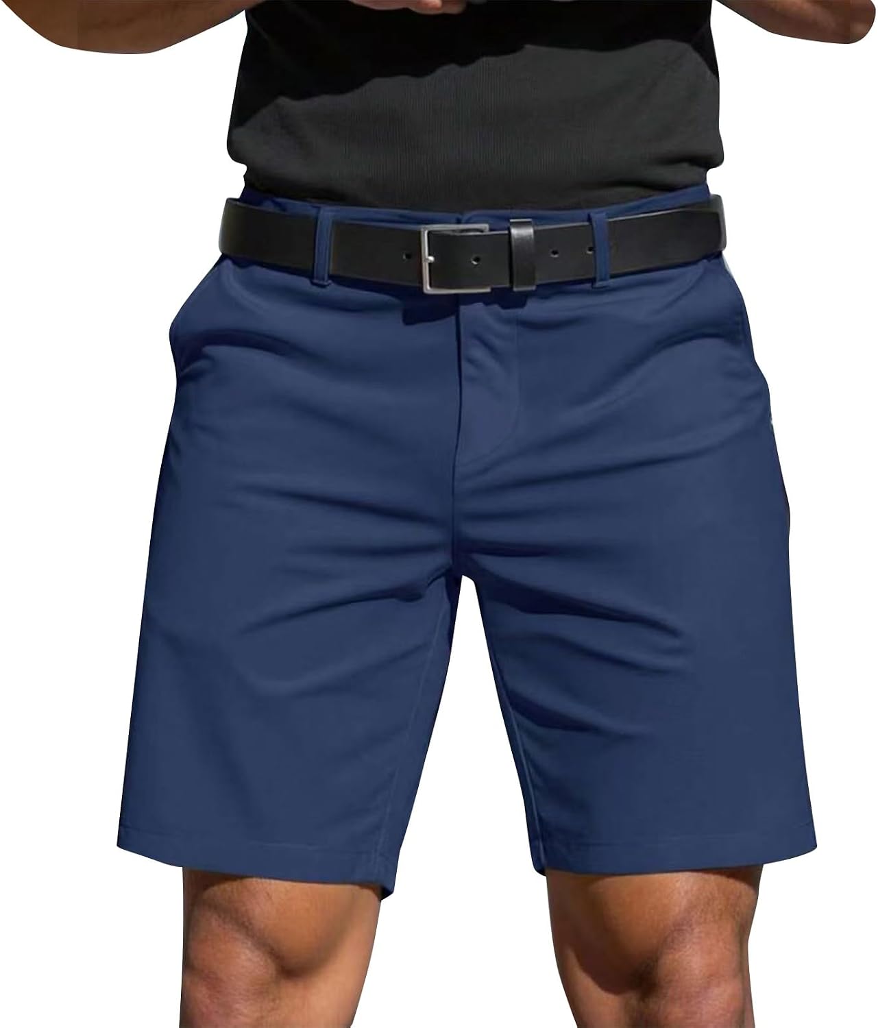 Herr Lagerarbete Shorts Plock Man Hållbar Slitstark Andas Elastisk Midja Förstärkt Fickor