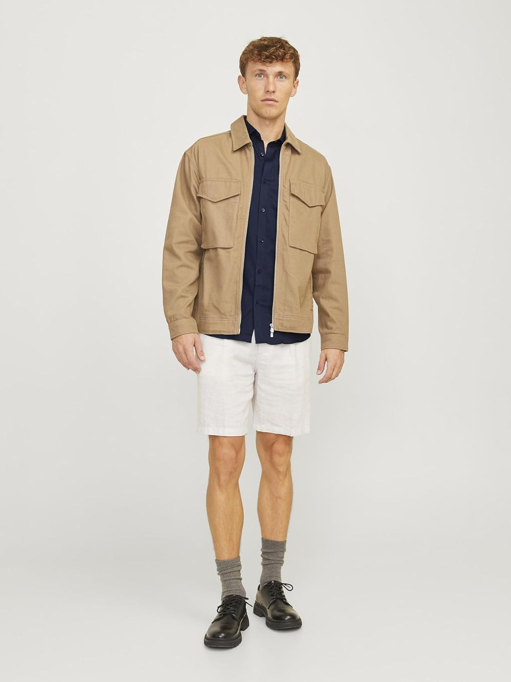 JACK & JONES herr Jjprparma skjorta L/S Noos JJPRPARMA SHIRT L/S NOOS (1-pack)