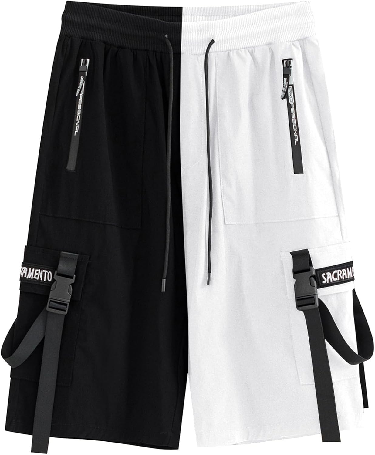 XYXIONGMAO Joggingbyxor för män Techwear svarta hiphop cargoshorts streetwear träningsbyxor cargobyxor för män