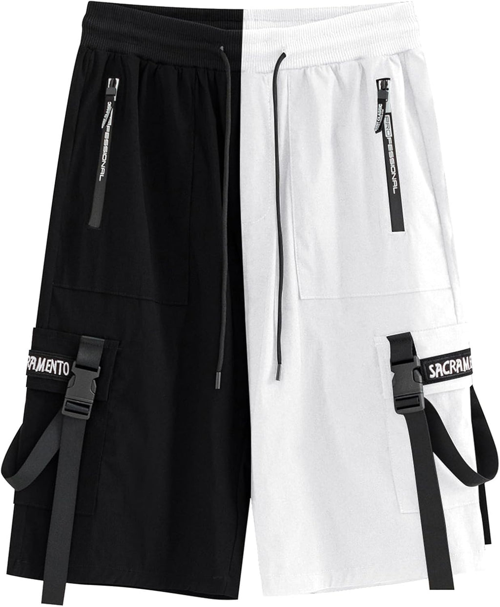 XYXIONGMAO Joggingbyxor för män Techwear svarta hiphop cargoshorts streetwear träningsbyxor cargobyxor för män