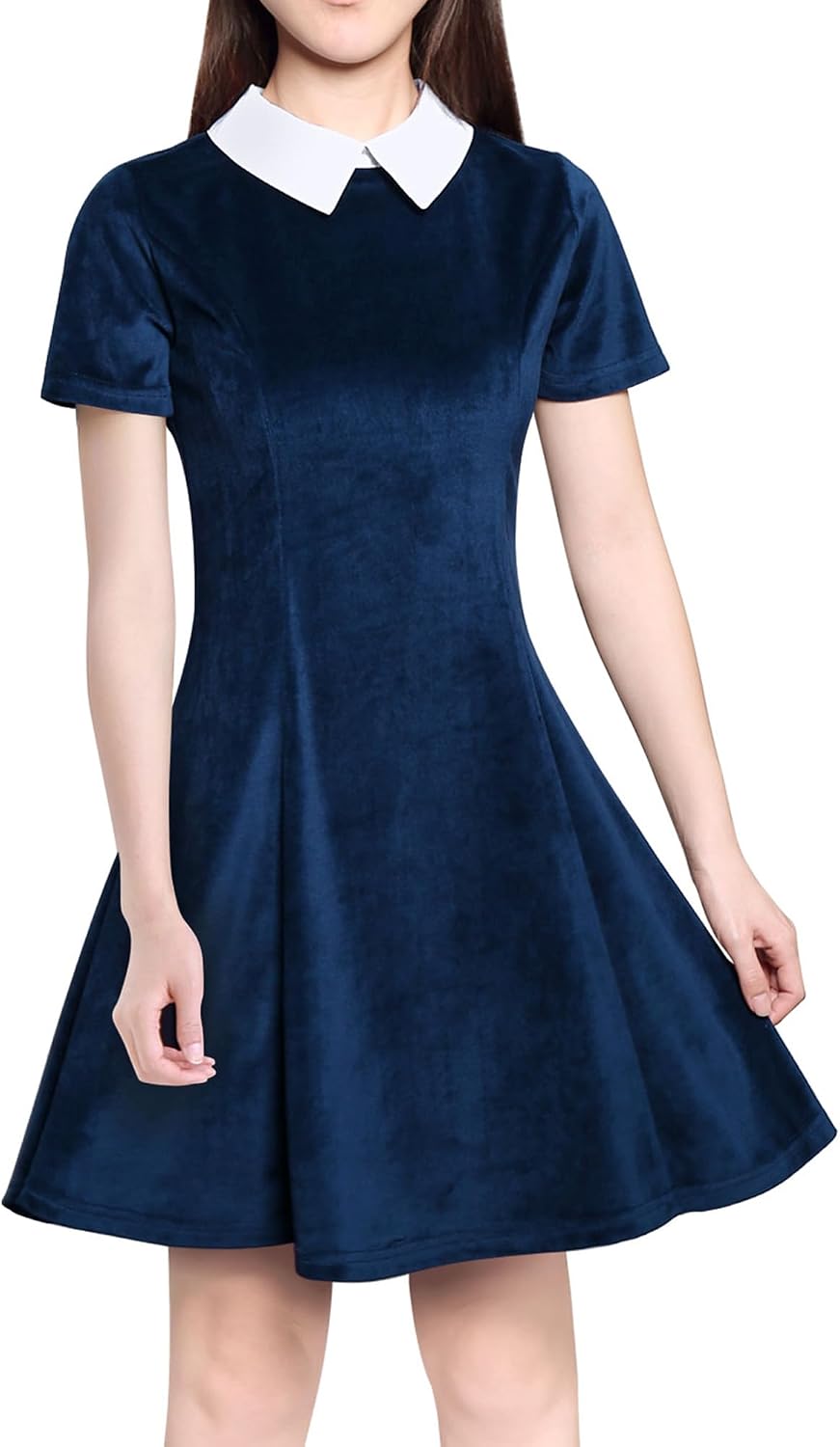 Allegra K dam Vintage Dress A-linje