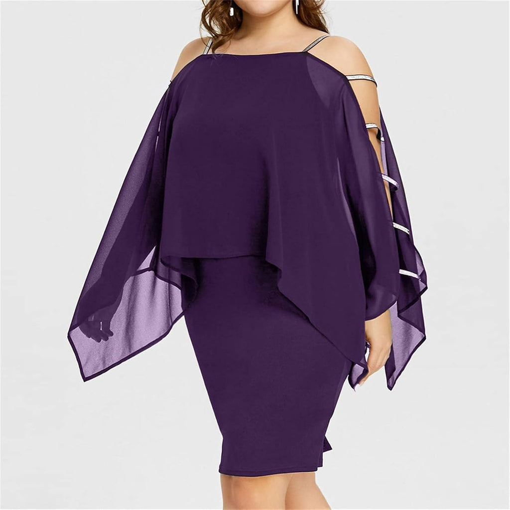 Klänningar för kvinnor kvinnor plus size bröllop gäst spets swingklänning retro halvärm axellös kväll bal midi-klänning maxiklänningar för kvinnor