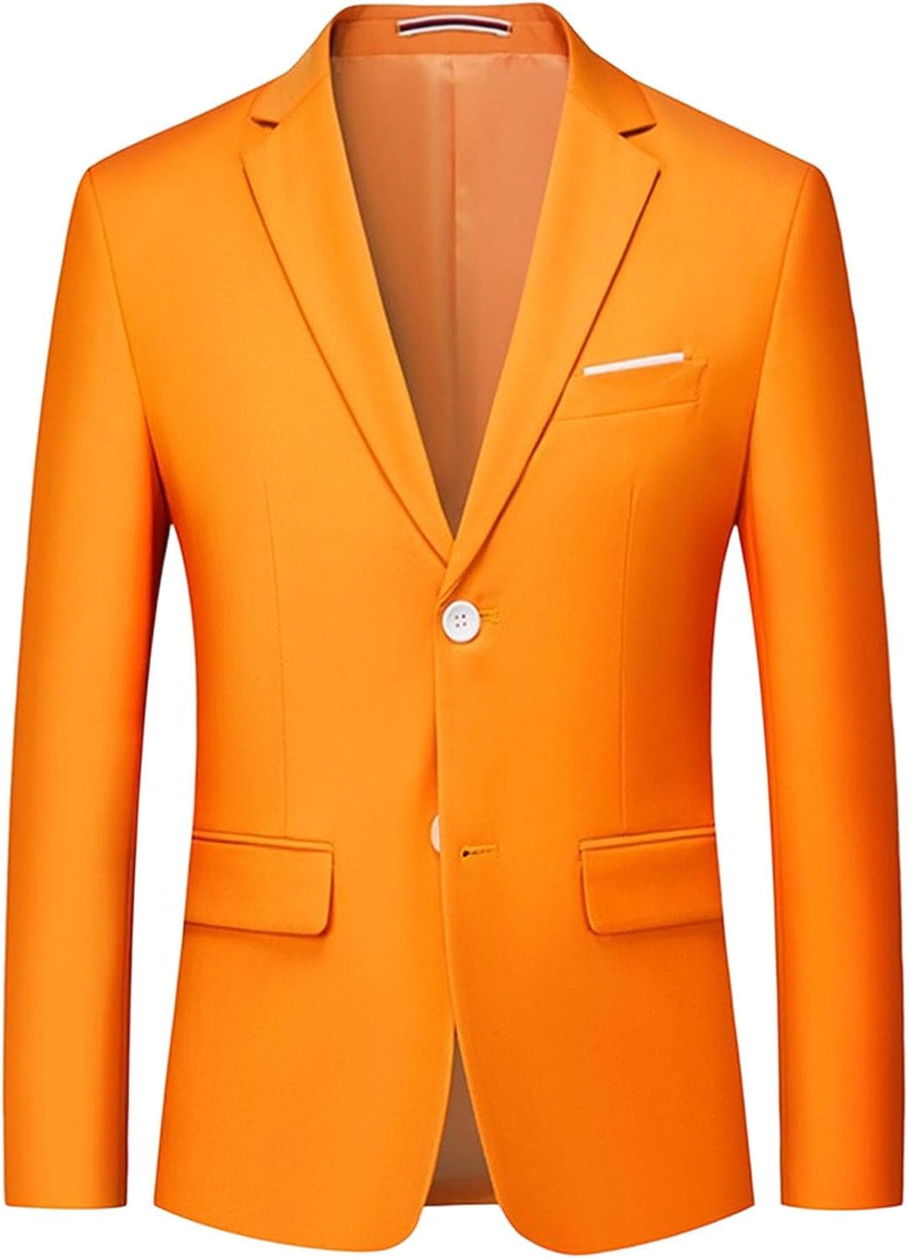 Herr Slim Fit Blazer 2 knappar kappa vardaglig enfärgad blazer kappa resa lätt kostymjacka