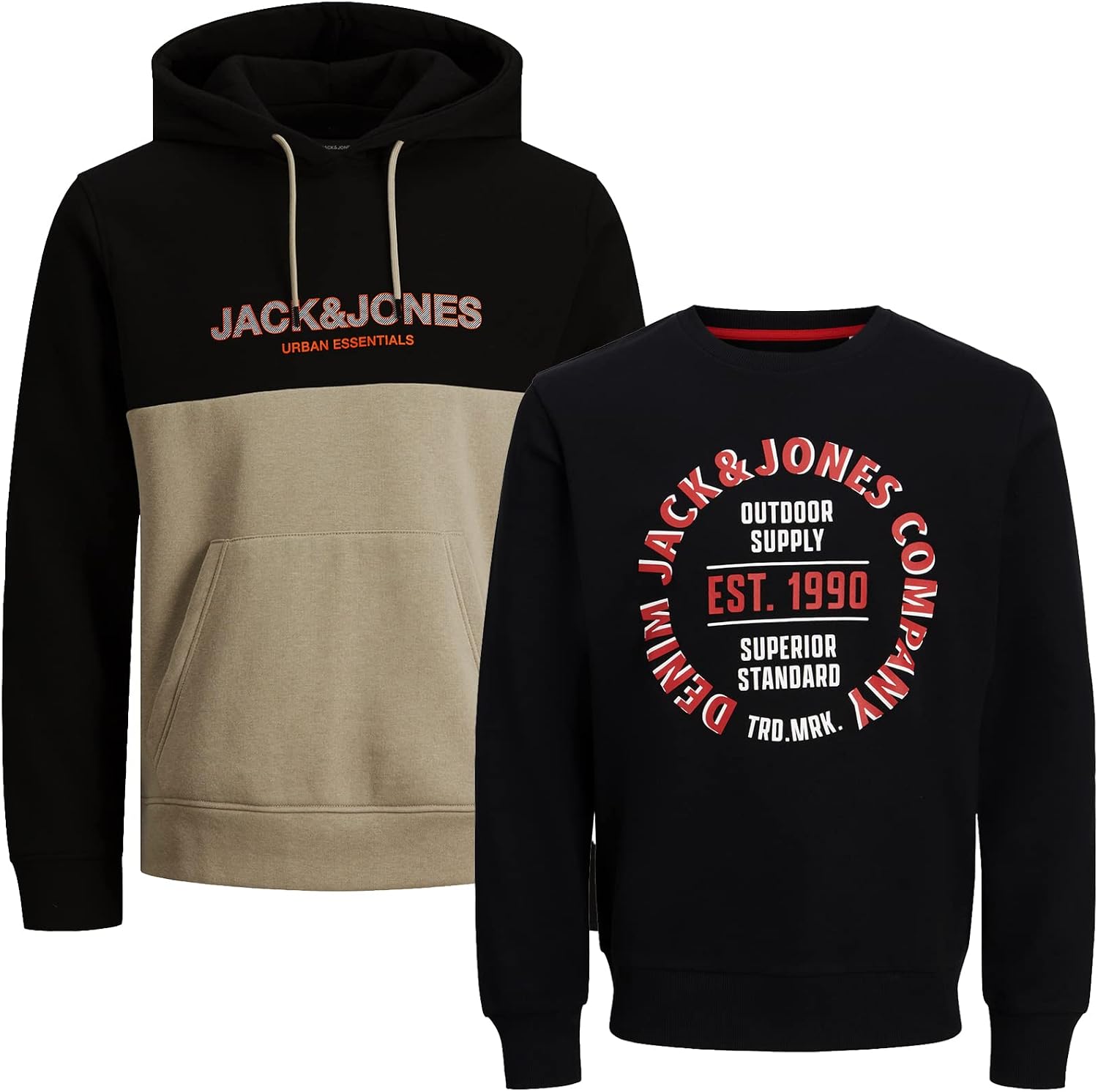 Herr JACK & JONES Tunn Turtleneck Stickad tröja Klassisk Rundhals Sweater Långärmad Grundläggande JJEEMIL