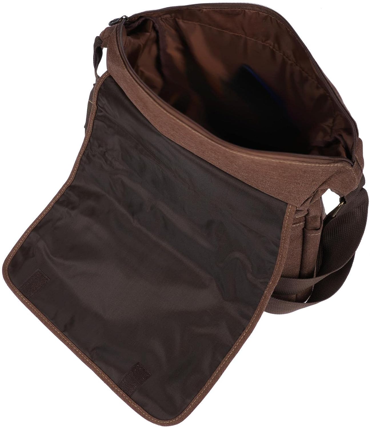 Christian Wippermann stor XL herr dam väska axelväska kanvas Messenger Bag