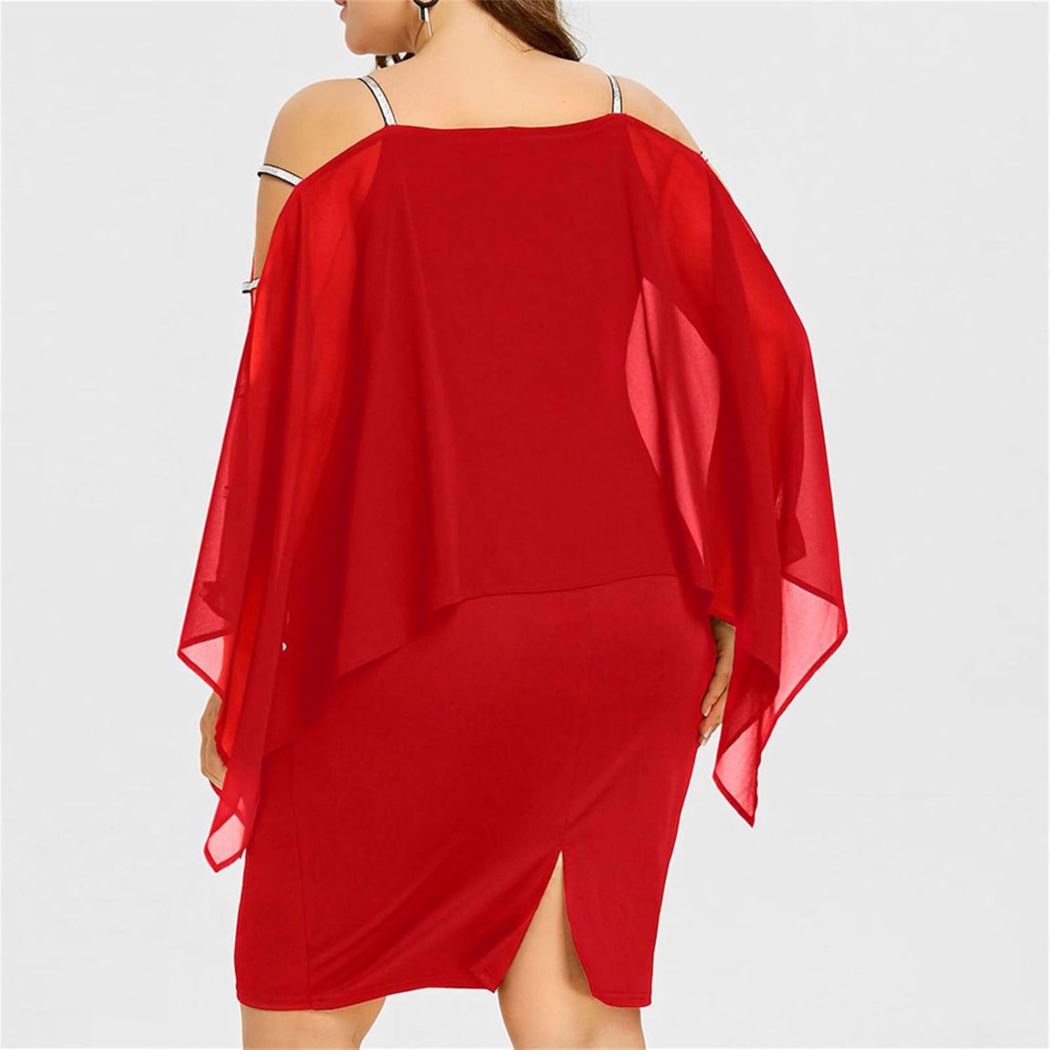 Klänningar för kvinnor kvinnor plus size bröllop gäst spets swingklänning retro halvärm axellös kväll bal midi-klänning maxiklänningar för kvinnor
