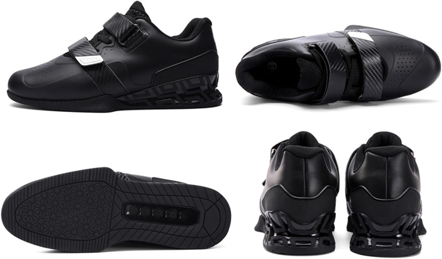 Tyngdlyftningsskor för män, Styrkelyft Bodybuilding Squat Skor Gym Cross Trainers Skor