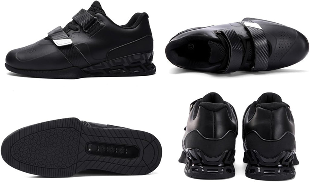 Tyngdlyftningsskor för män, Styrkelyft Bodybuilding Squat Skor Gym Cross Trainers Skor