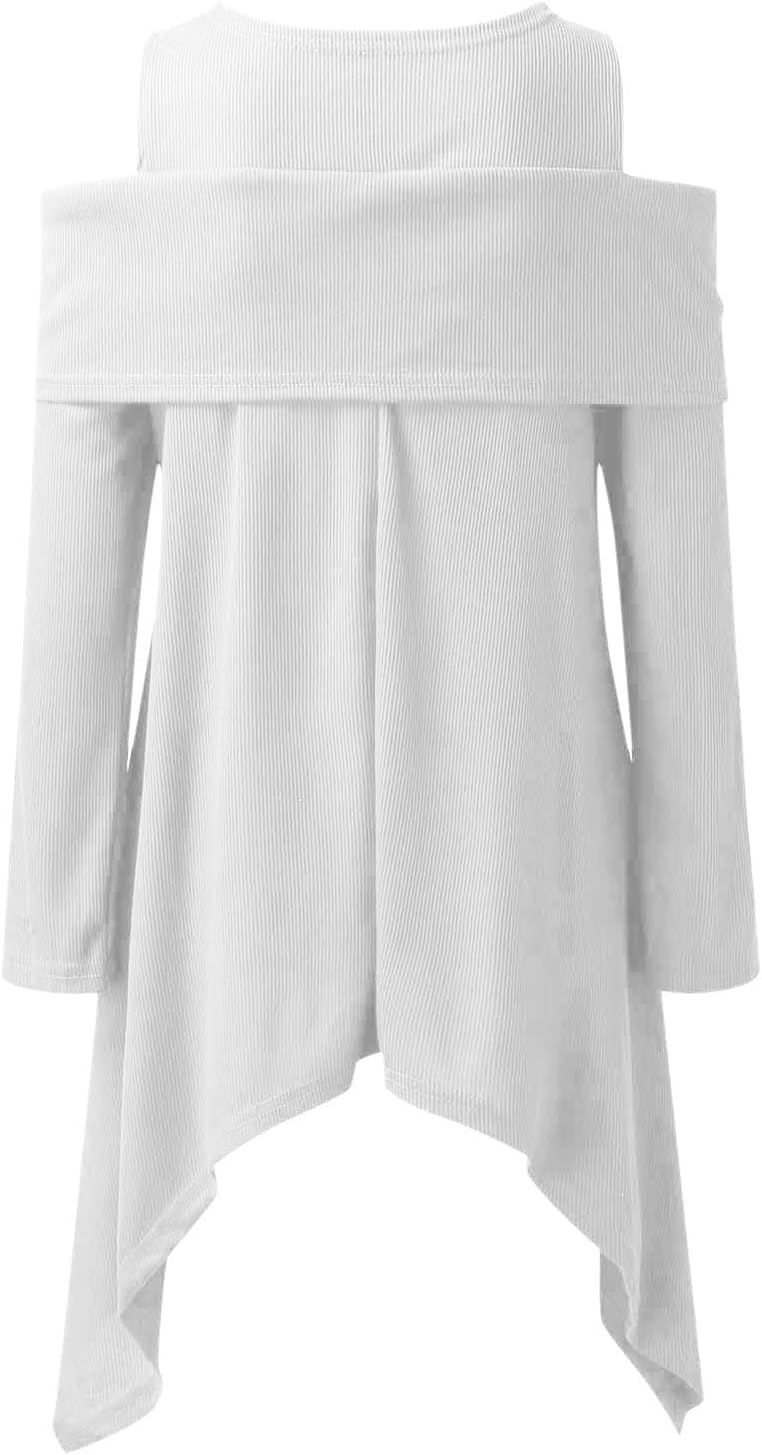 Snö långärmade skjortor dam långärmade blusar formell solid tunika toppar att bära med leggings avslappnade toppar för kvinnor trendig damer bomulls t-shirt