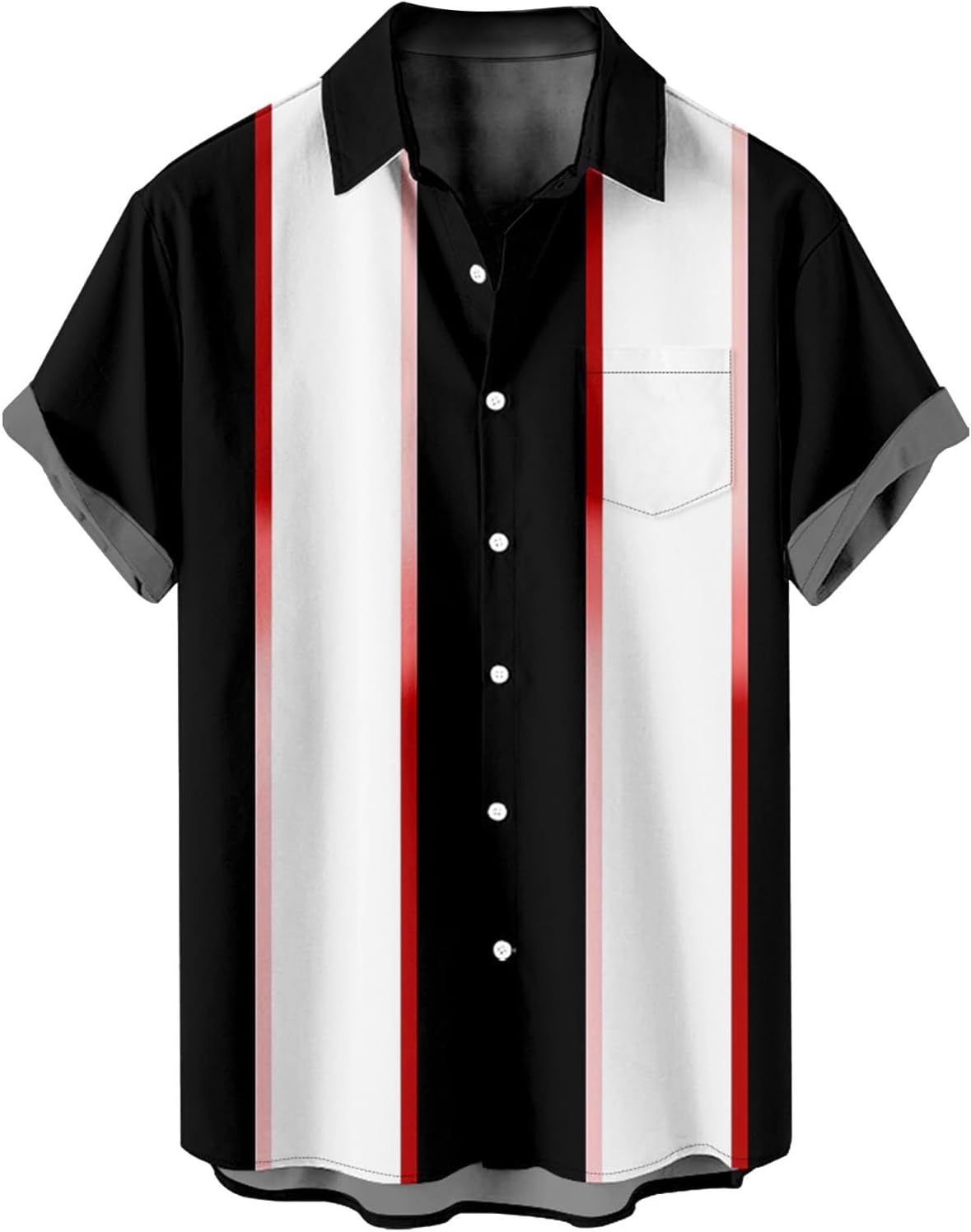 Casual herrskjortor – arbete t-shirts för män kortärmad smart lös passform button-down-skjortor ej strykjärn mjuka lätta och bekväma snabbtorkande sommartoppar för lounge arbete och helg