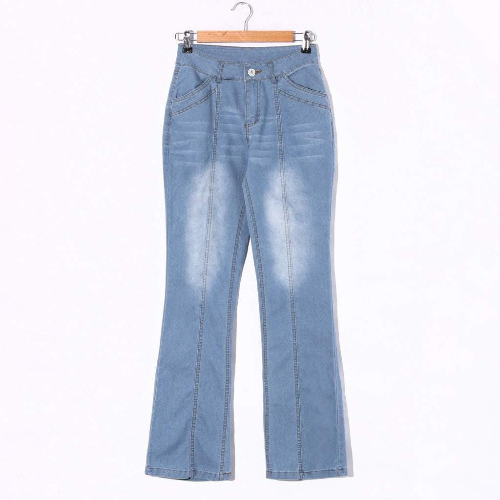Jeans Kvinnor Hög Midja Denim Byxor Stretch Bekväma Jeans Bekväma Push Up Byxor Med Fickor Mode Baggy Stil Avslappnad För Kontor, Fritid Och Daglig Användning