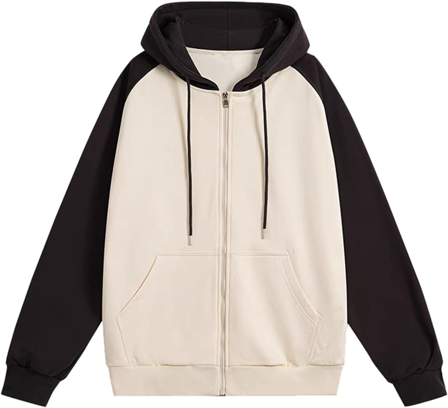 Y2K huvtröja herr hiphop huvtröja överdimensionerad passform urban huvtröjor Harajuku streetwear huvtröjor trendig koreansk tröja lös passform färg kontrast sweatshirt mode college jackor avslappnad