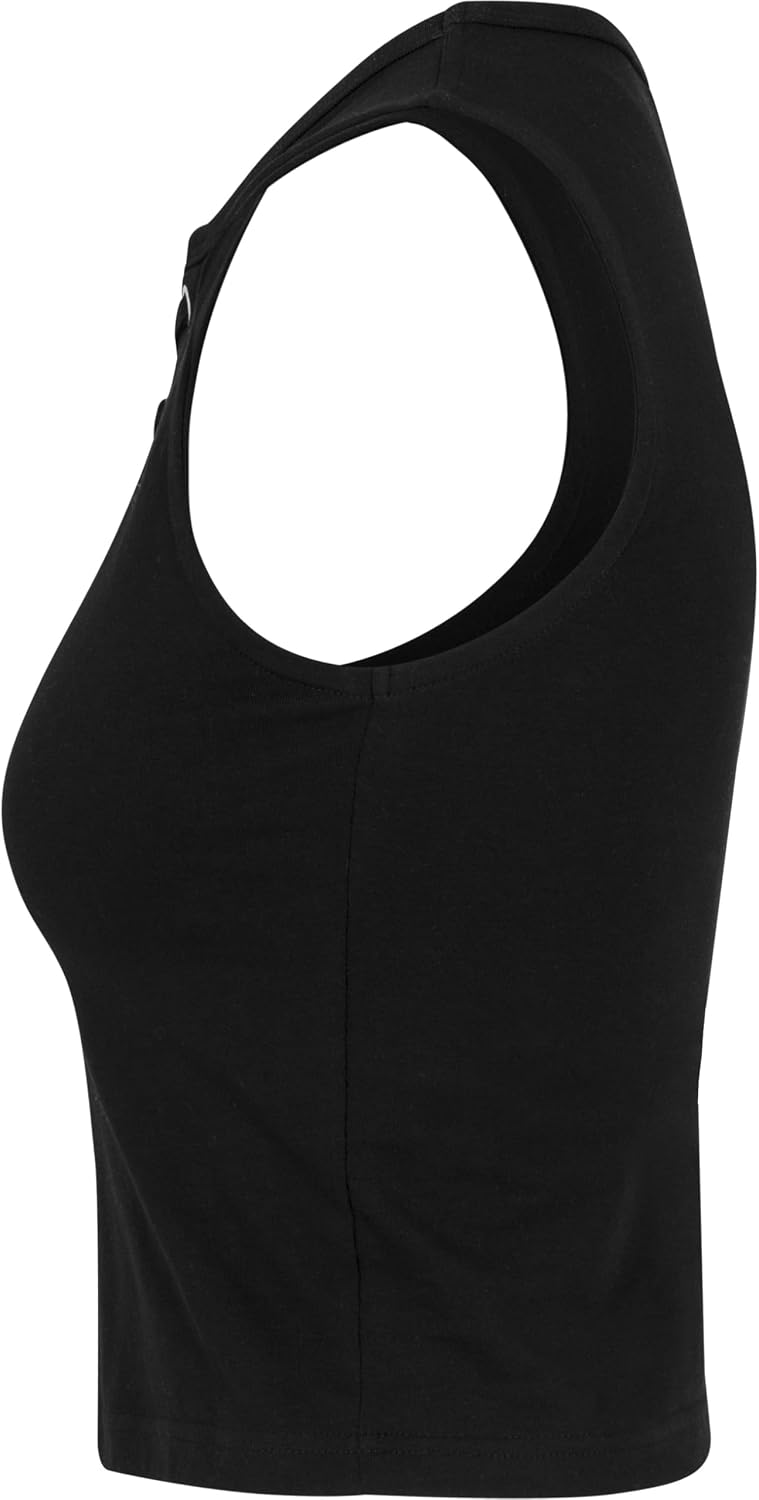 Urban Classics Dam Ladies Lace Up Cropped Top, svart, L