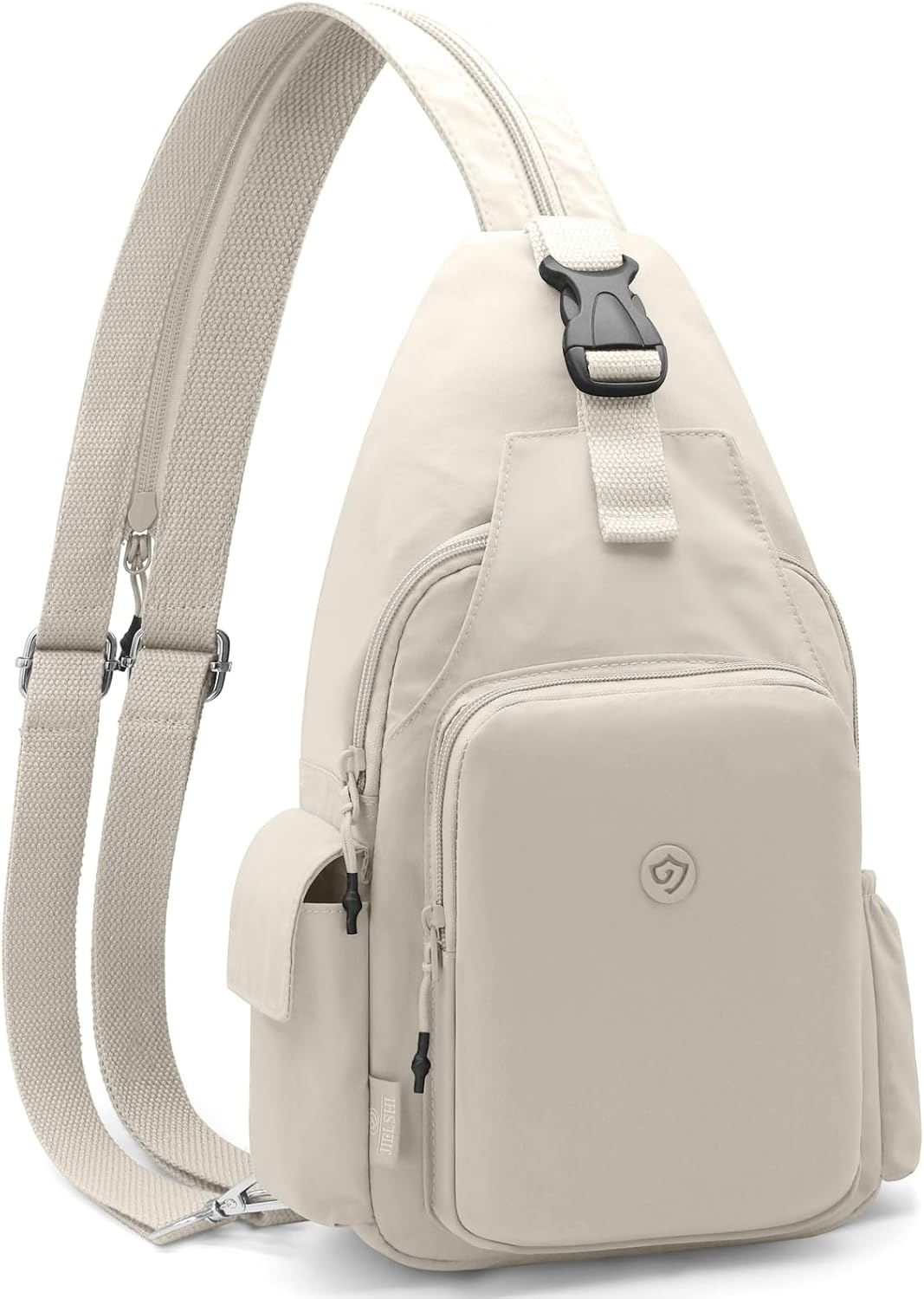 Bröstväska liten ryggsäck herr crossbody väska sling väska lätt bröstväska stöldskydd nylon ryggsäck axelväska herr dam för cykling resor sport