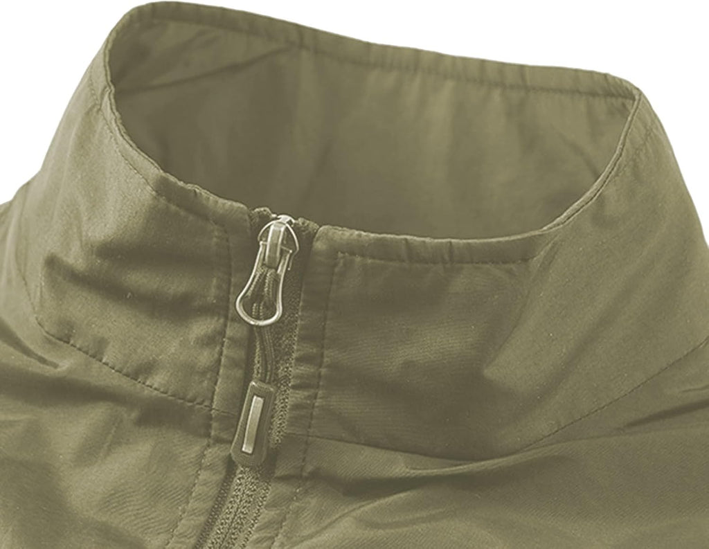 mäns fiskeväst för fyra årstider, utomhus, avslappnad, tunn, med dragkedja, stor storlek tank top bustier