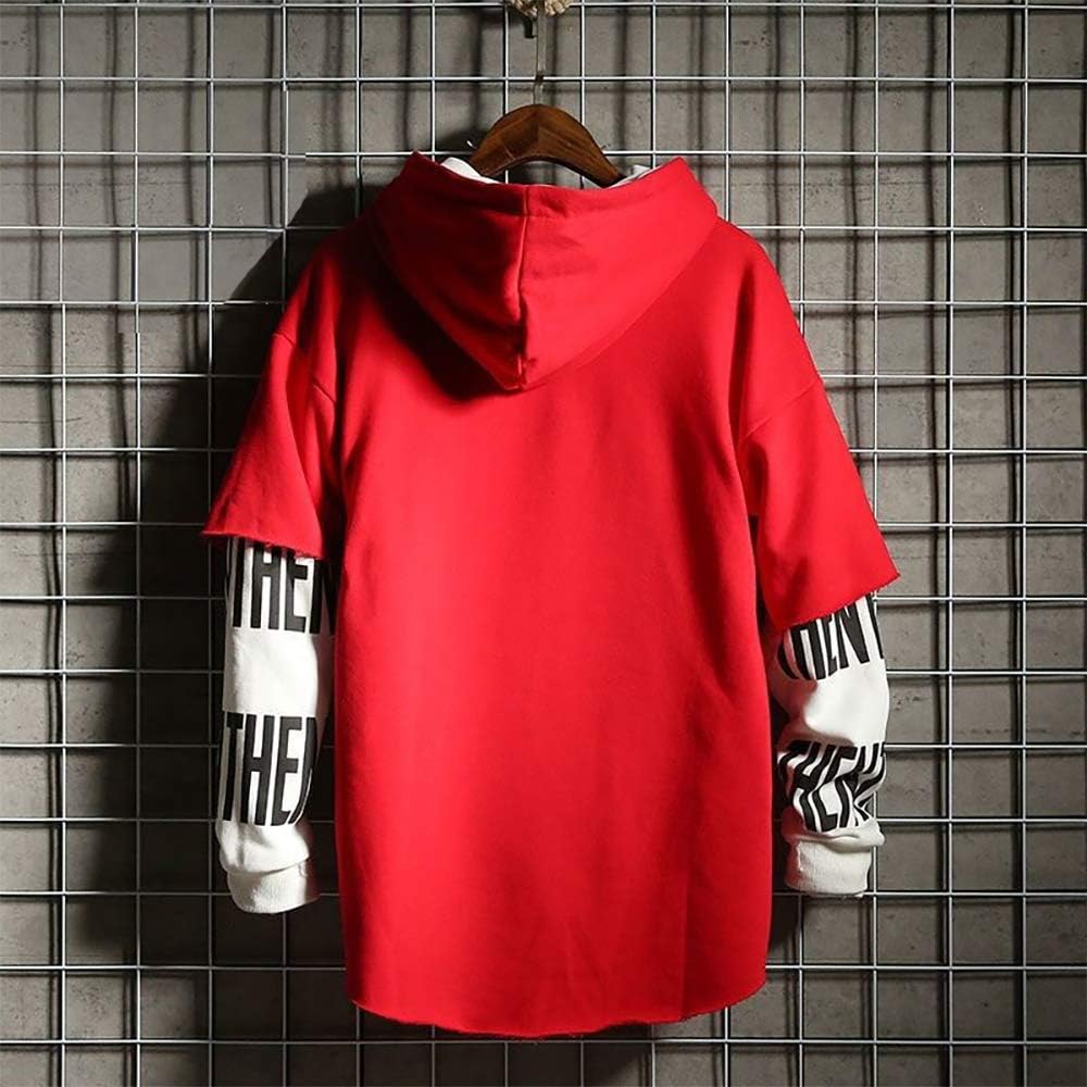 Hello MrLin Herrarmode Techwear Hip Hop Kapuzenpullover Japanischer Streetwear Patchwork Urban Jumper