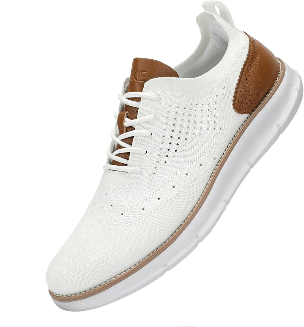 SVNKE mäns Oxfordskor formella promenadskor finskor klassiska halkfria business vardagsskor snörning lätt sneaker