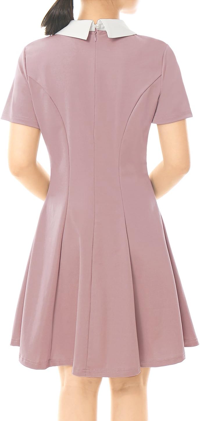 Allegra K dam Vintage Dress A-linje