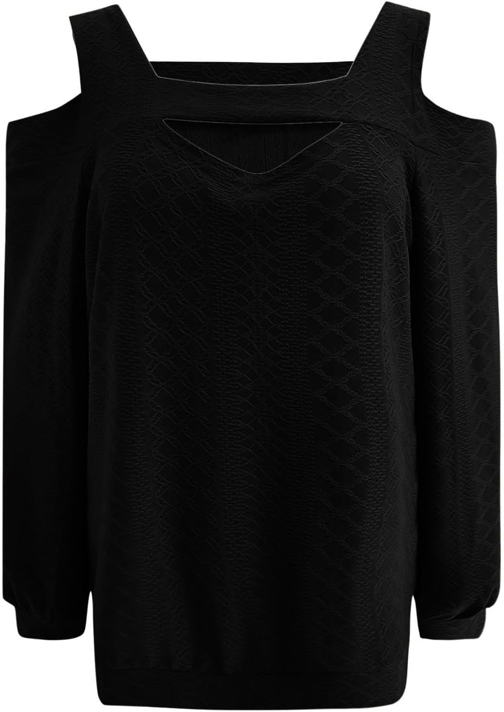 Dam vinter enfärgad lös passform v-ringad ledig långärmad t-shirt topp kvinnor toppar