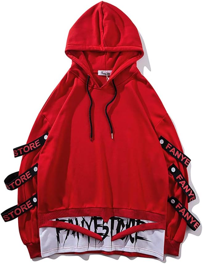 Hello MrLin Herr Techwear Japansk Harajuku Hoodie Hip Hop Stil Urban Streetwear