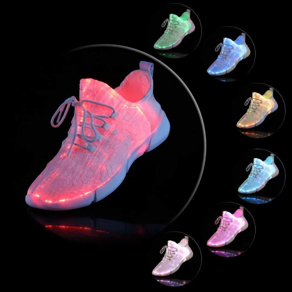 LED skor,CE Certifierad,7 färger LED Sneakers med sko lampor av Alla hjärtans jul dans fest med jul, nyår