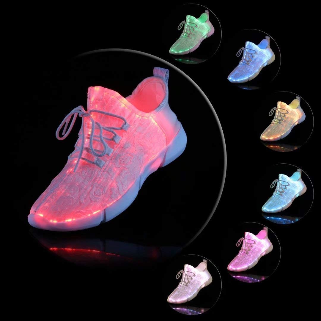 LED skor,CE Certifierad,7 färger LED Sneakers med sko lampor av Alla hjärtans jul dans fest med jul, nyår
