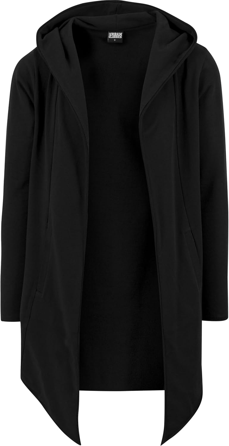 Urban Classics herr Lång huva öppen kant kofta Cardigan-tröja (1-pack)