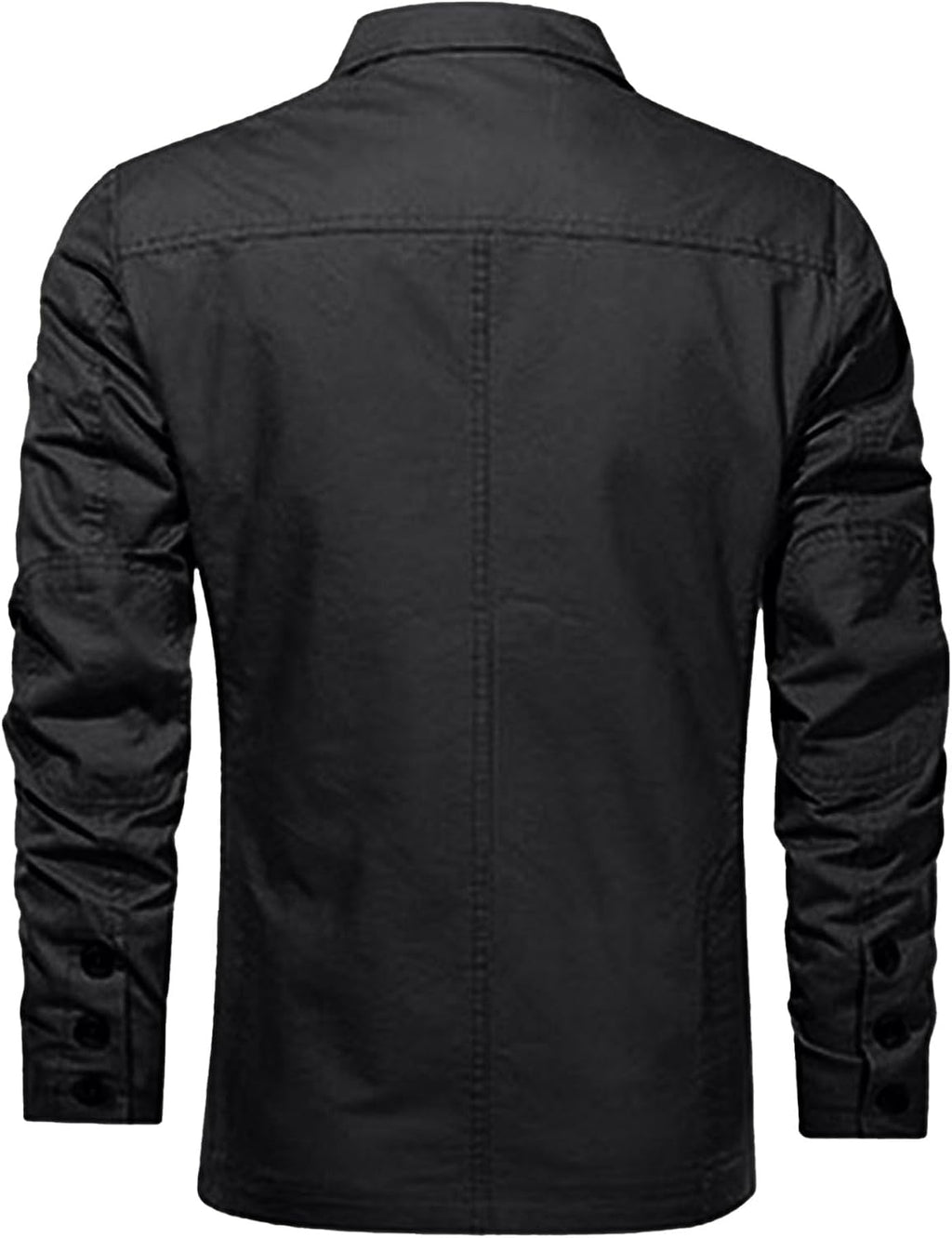 Randig randig twill kostym jacka bomull tre knappar sportrock vardaglig arbetskläder blazer för män