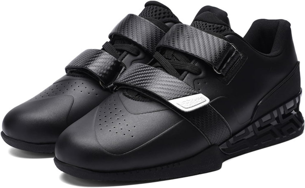 Tyngdlyftningsskor för män, Styrkelyft Bodybuilding Squat Skor Gym Cross Trainers Skor