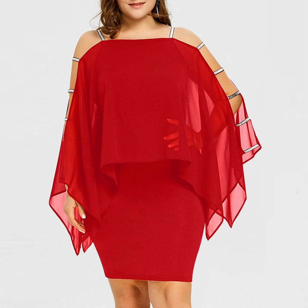 Klänningar för kvinnor kvinnor plus size bröllop gäst spets swingklänning retro halvärm axellös kväll bal midi-klänning maxiklänningar för kvinnor