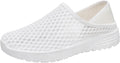 Legere bekväm snörfri herrsneakers, ventilerande herrsneakers, mjuk stickad topp, ortopediska slip-on skor, halkfria mjuka innersulor för fitness löpning promenader