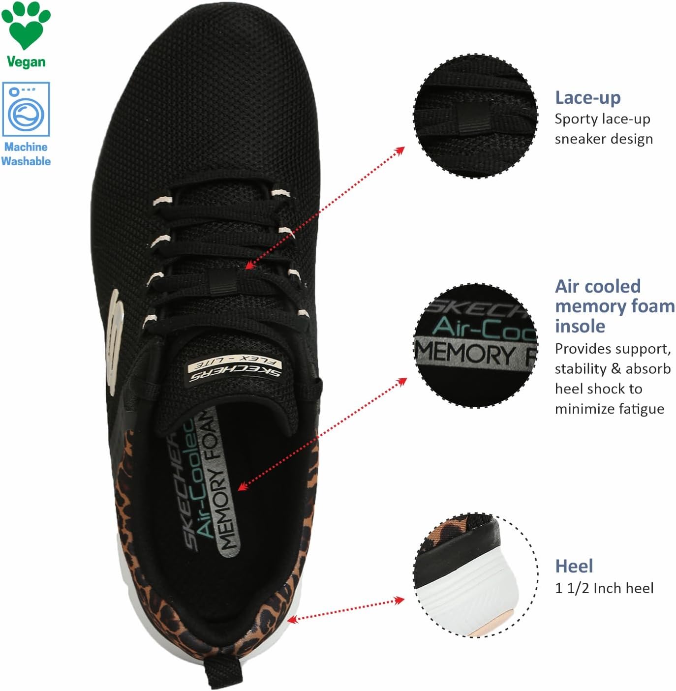 Skechers dam Flex Appeal 4.0 - Wild BalladSneaker