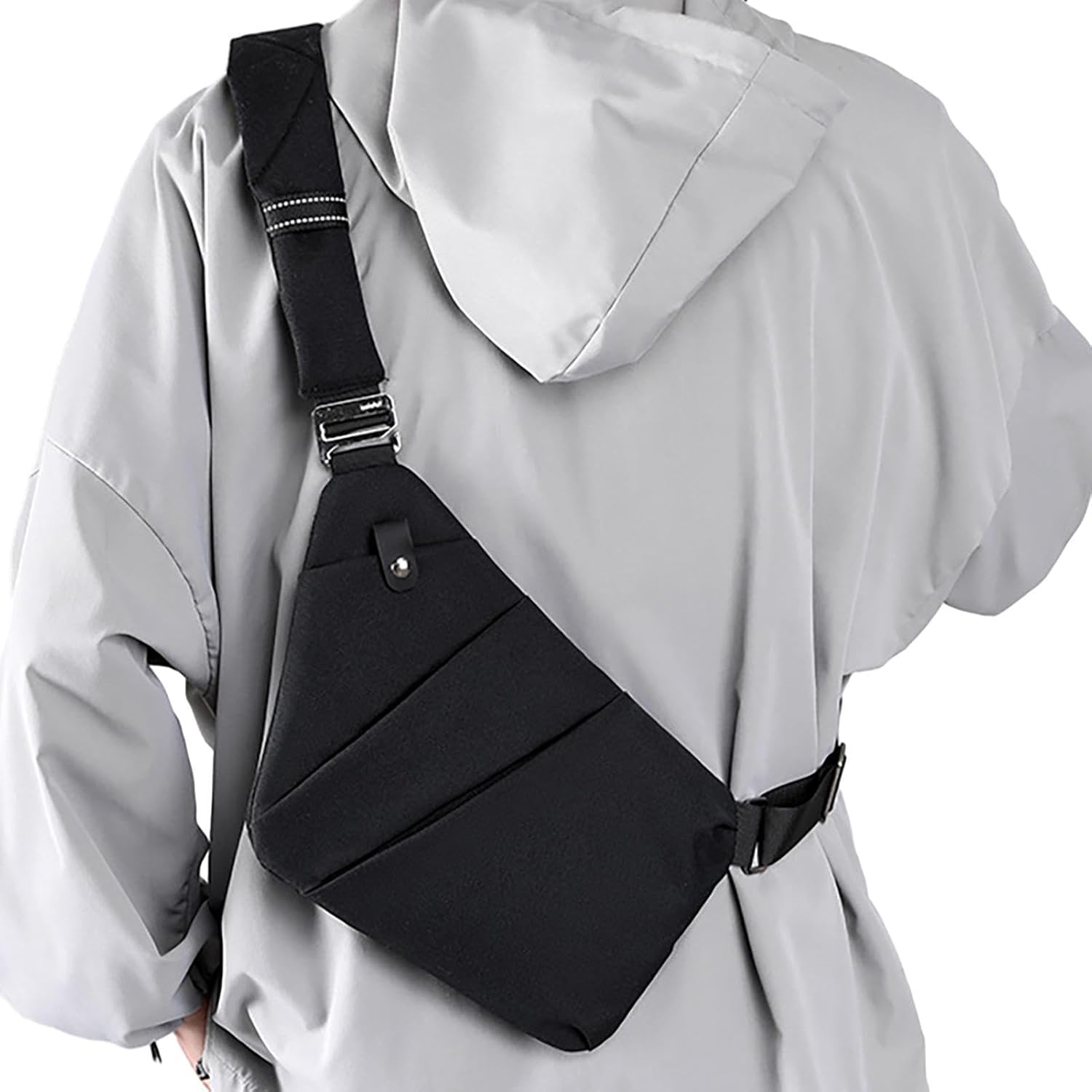Sling Ryggsäck Herr,Chest Sling Ryggsäck Axel Ryggsäck - Sling Chest Crossbody Bag Bärbar Vattentät Stor kapacitet för camping Daglig användning Resevandring Onlynery