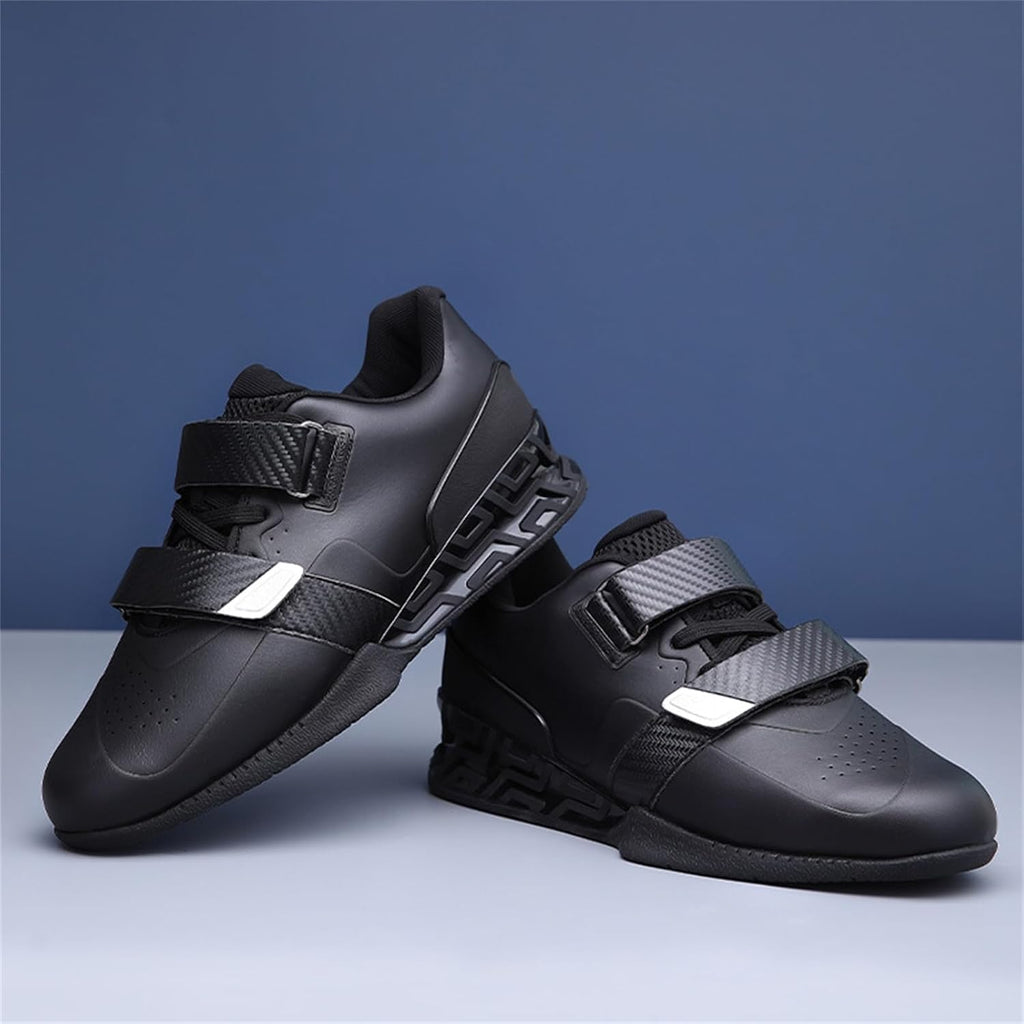 Tyngdlyftningsskor för män, Styrkelyft Bodybuilding Squat Skor Gym Cross Trainers Skor