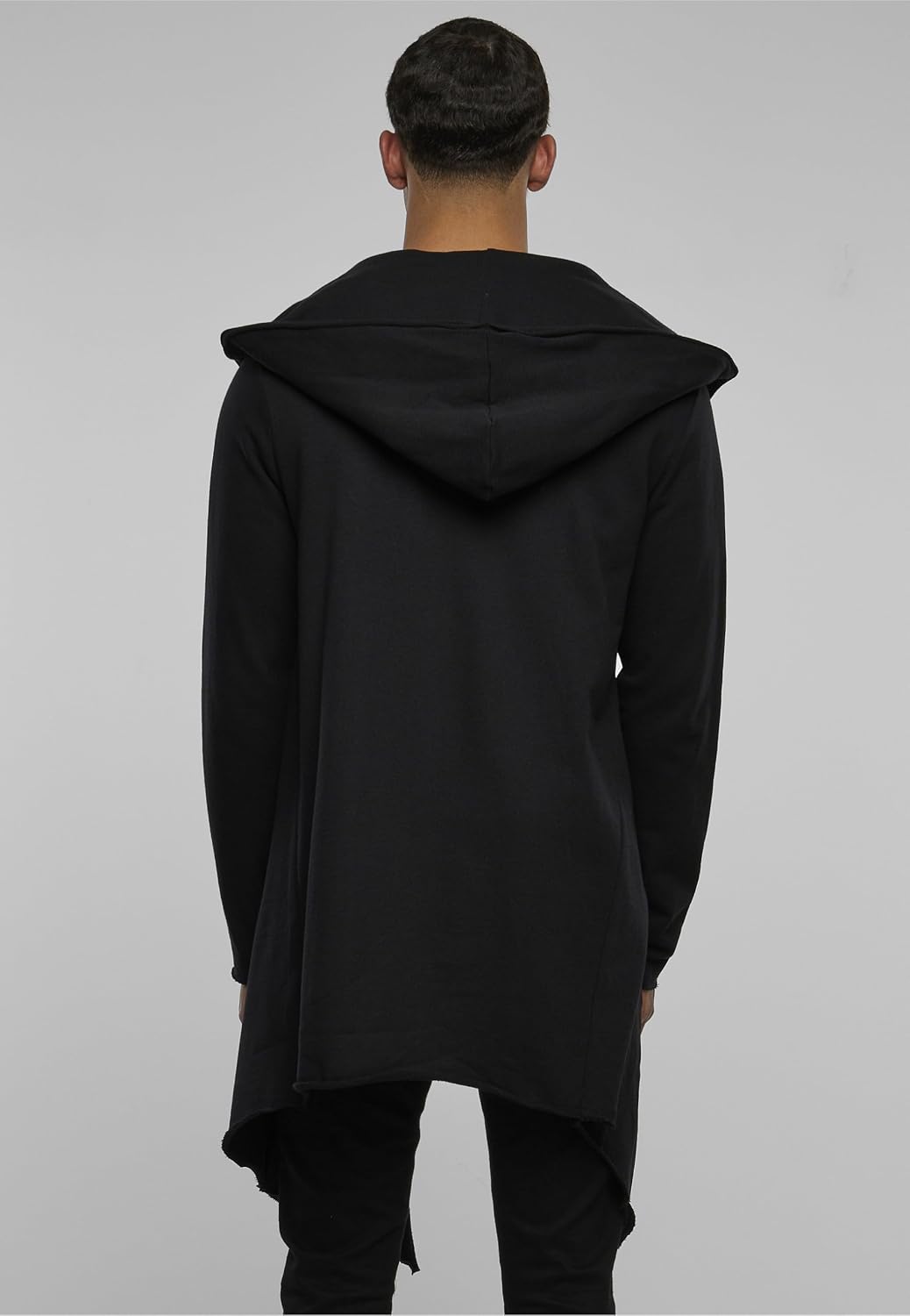 Urban Classics herr Lång huva öppen kant kofta Cardigan-tröja (1-pack)