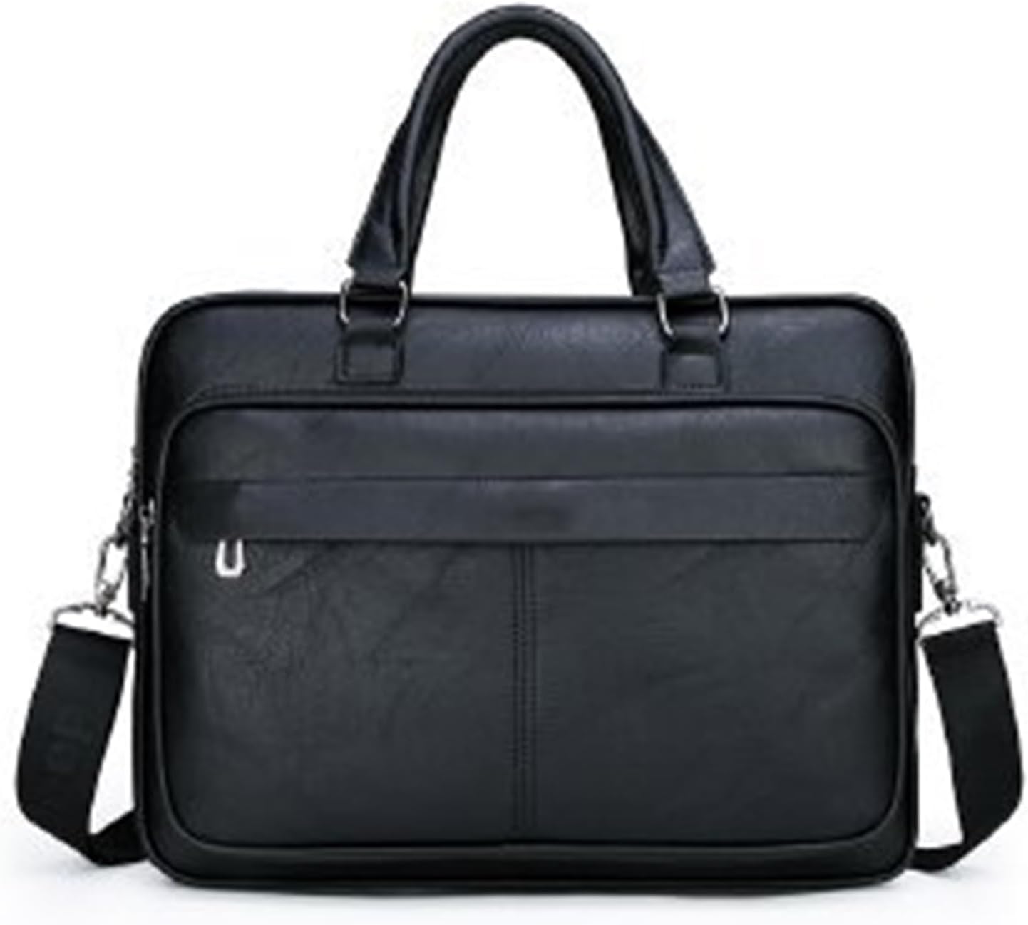 För kontorsbruk Bussiness Bag Large Capacity Läder Lyx 14 tums portföljer Tote Bolsas Handväska Shoulder Crossbody Väskor Bärbar förvaring