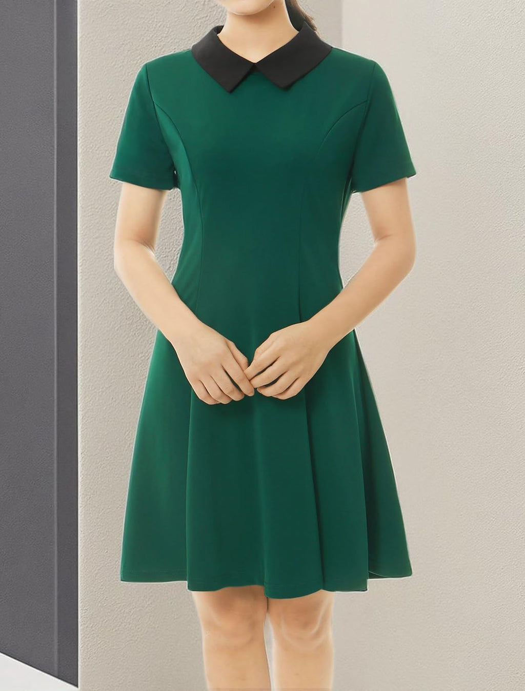 Allegra K dam Vintage Dress A-linje